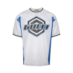 Gucci Emblem T-Shirt White/Blue