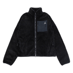 Air Jordan Flight Mountainside Faux Fur Jacket Black/White