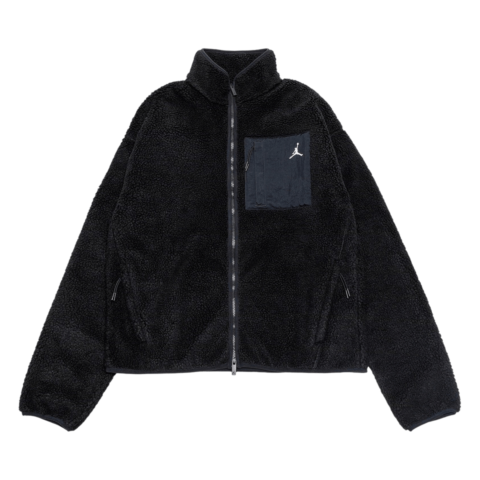 Air Jordan Flight Mountainside Faux Fur Jacket Black/White