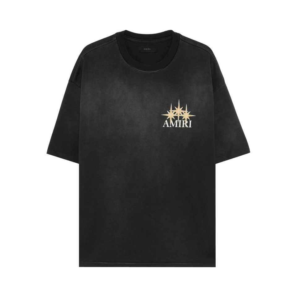 Amiri Starburst Oversized T-Shirt Black