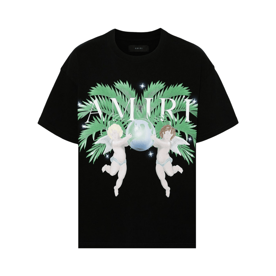 Amiri Airbrush Cherub T-Shirt Black