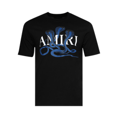 Amiri Snake T-Shirt Black/Blue