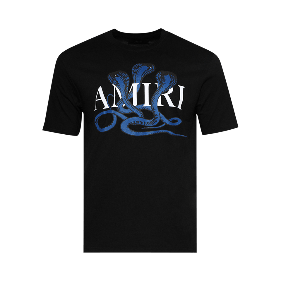 Amiri Snake T-Shirt Black/Blue