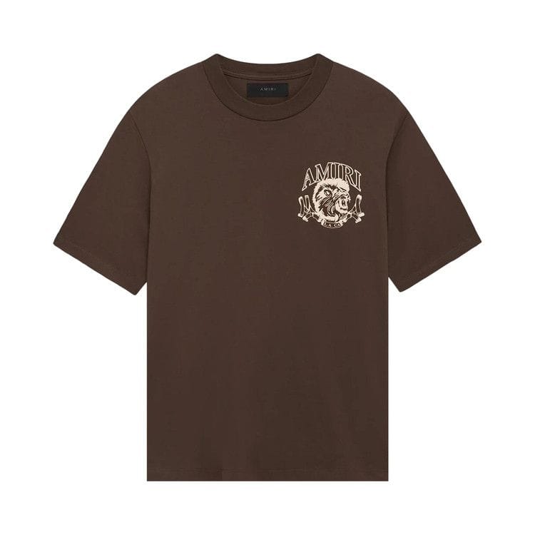 Amiri Lion Outline T-Shirt Dark Brown