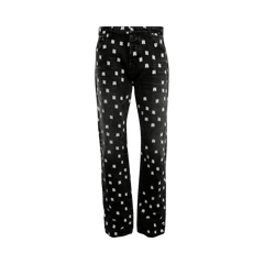 Amiri MA Paisley Emblem Straight Jean Faded Black