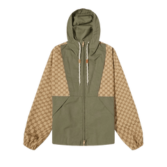 Gucci GG Canvas Zip Jacket Camel/Ebony