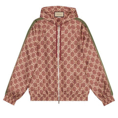 Gucci Logo Silk Jacket Sweet Berries/Rose