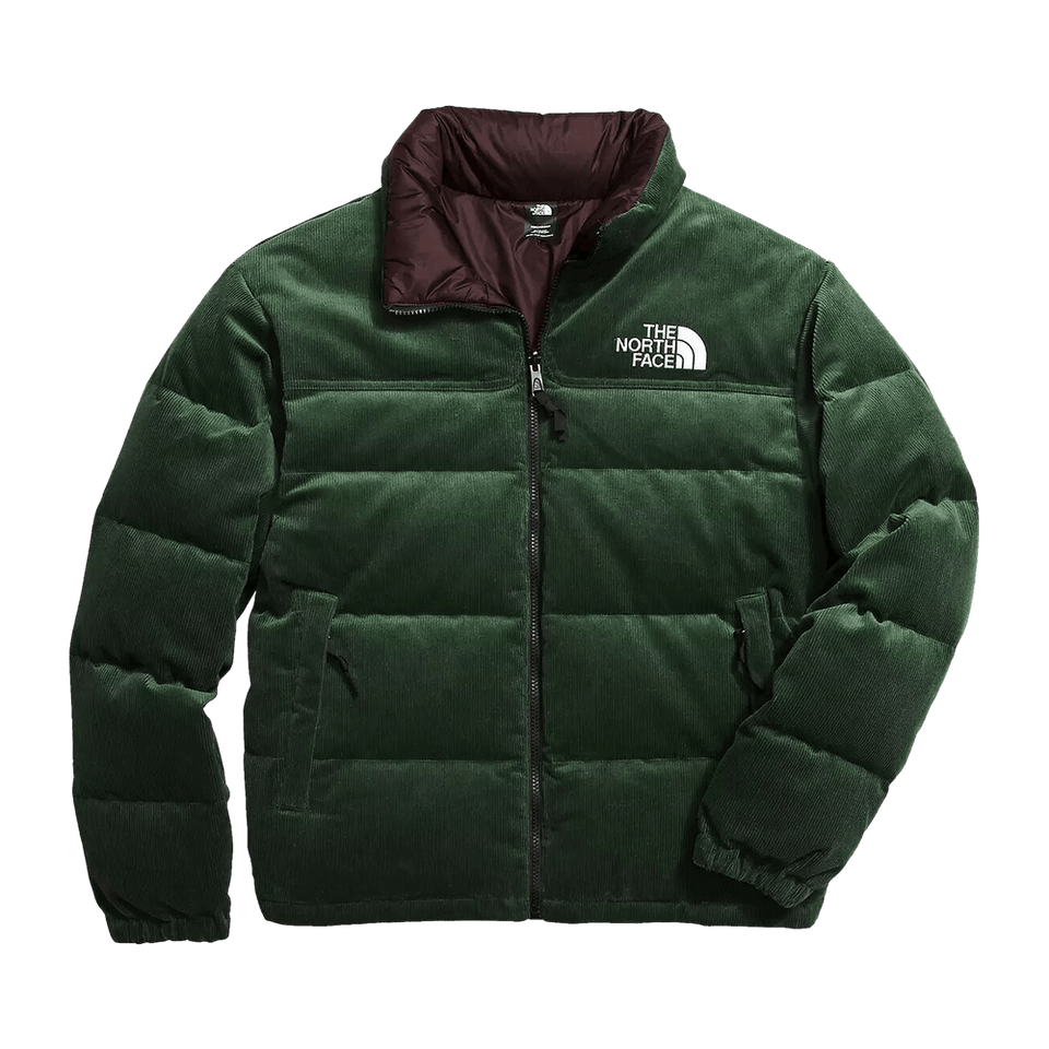 The North Face 92 Reversible Nuptse Jacket Pine Needle/Coal Brown