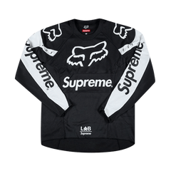 Supreme x Fox Racing Moto Jersey Top Black