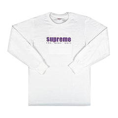 Supreme The Real Shit Long-Sleeve T-Shirt White