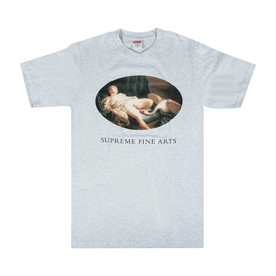 Supreme Leda And The Swan T-Shirt Ash Grey