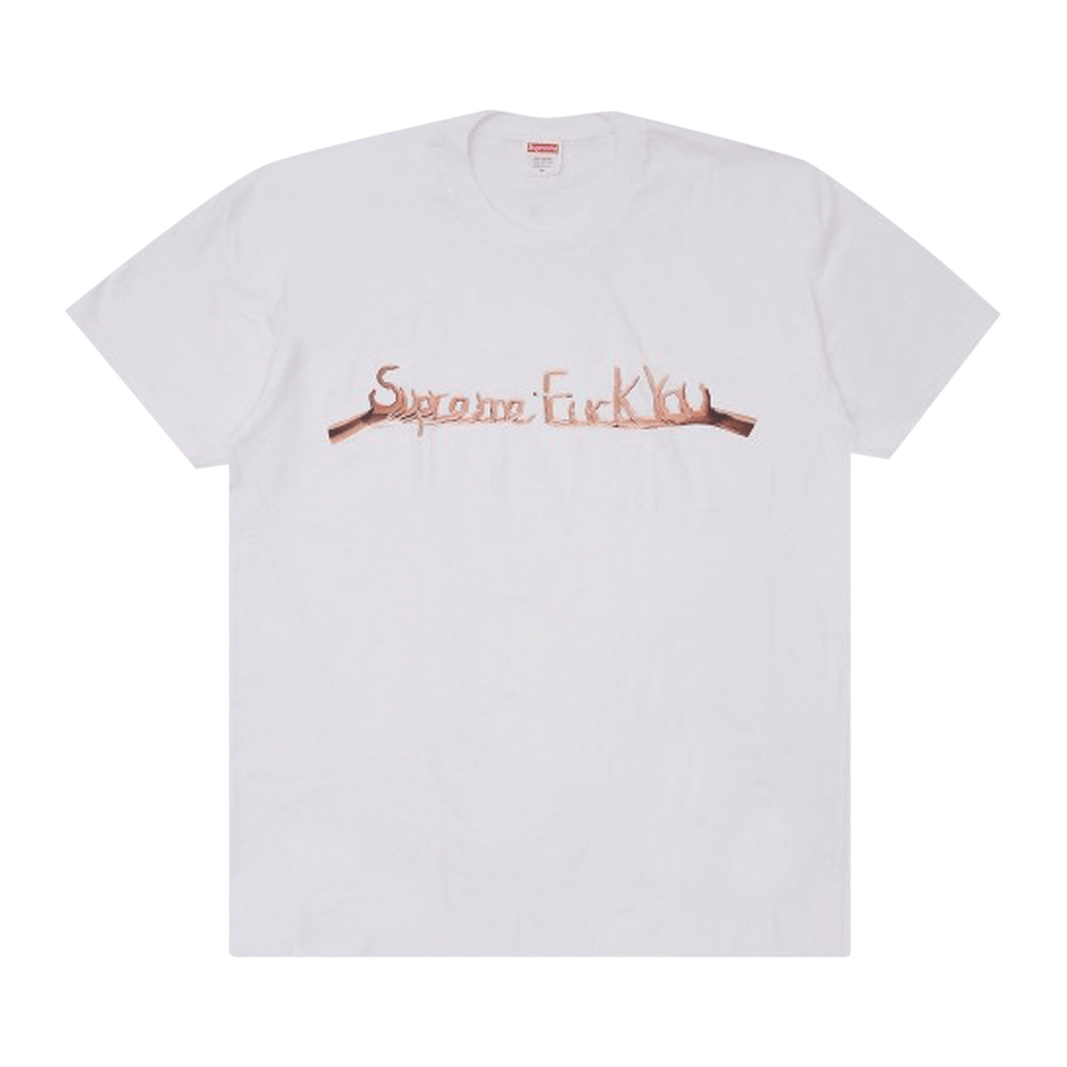Supreme Fuck You T-Shirt White