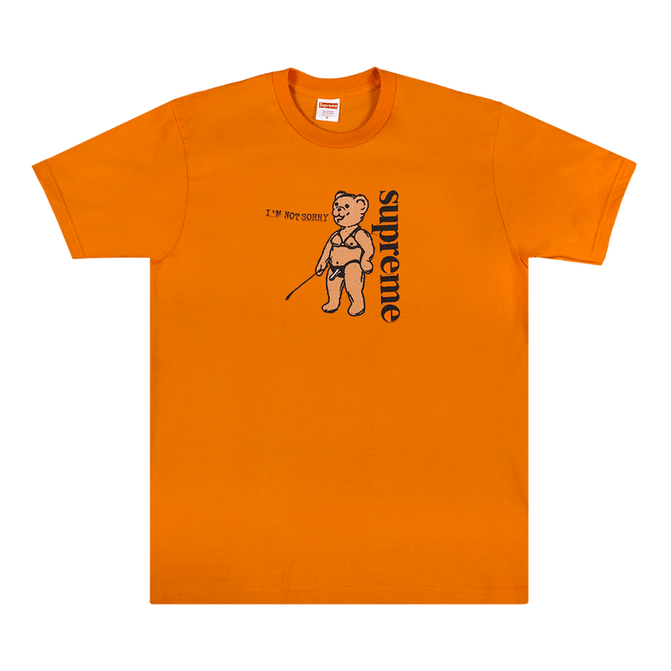 Supreme Not Sorry T-Shirt Orange