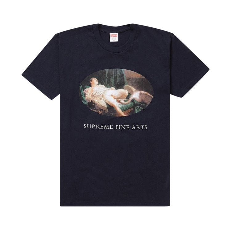 Supreme Leda And The Swan T-Shirt Navy
