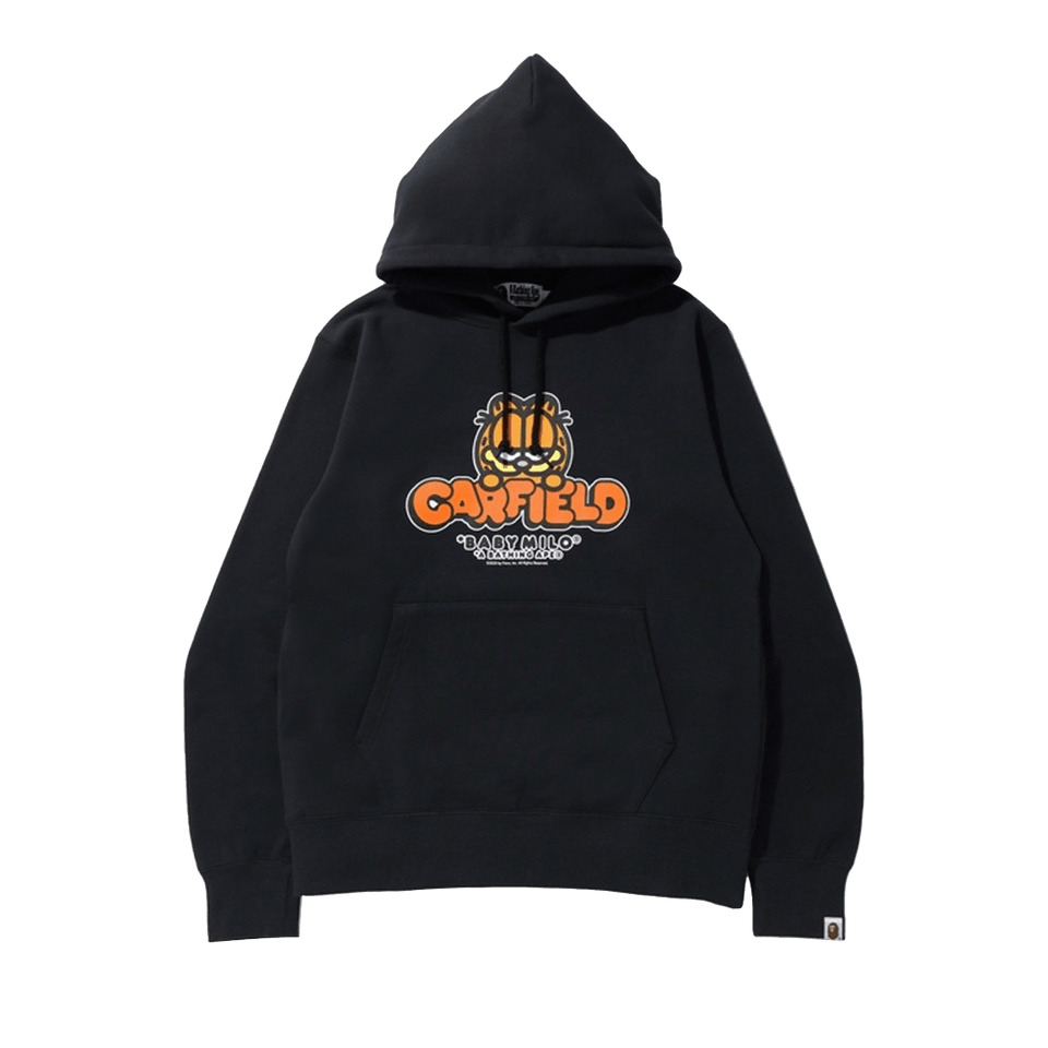 BAPE x Garfield Pullover Hoodie Black