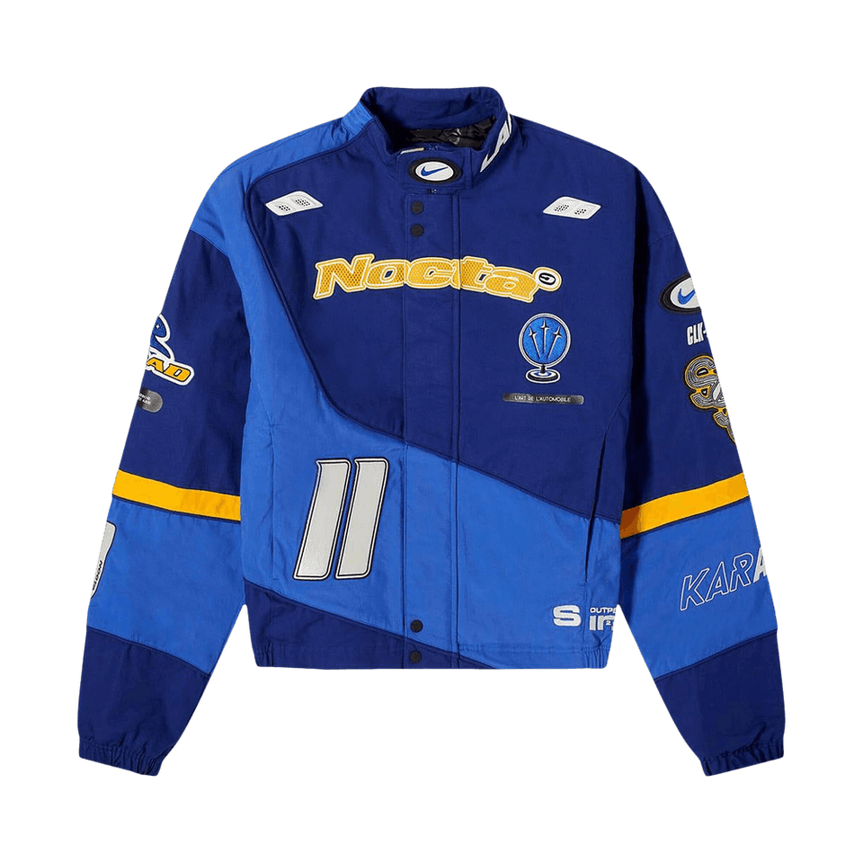 Nike x NOCTA L’Art Racing Jacket (Asia Sizing) Deep Royal Blue/Racer Blue/Phantom