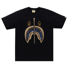 BAPE Color Camo Shark T-Shirt Black/Navy