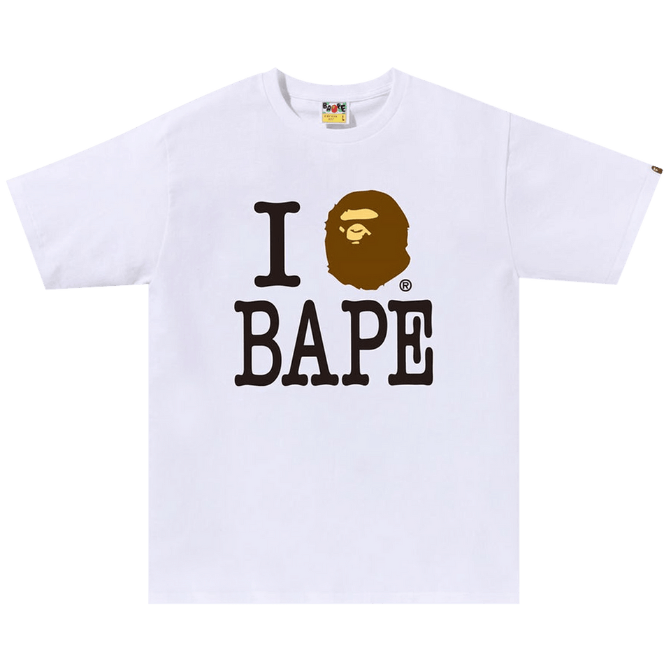 BAPE I Love BAPE T-Shirt White