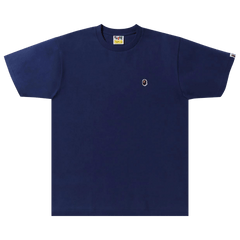 BAPE Ape Head One Point T-Shirt Navy