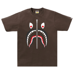 BAPE Mad Shark T-Shirt Brown