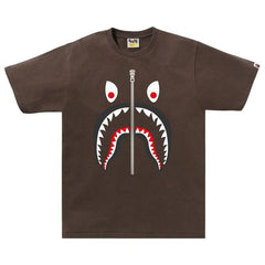 BAPE Mad Shark T-Shirt Brown