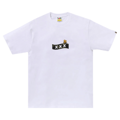 BAPE x GOD SELECTION XXX Tee 'White'