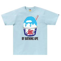 BAPE Shave Ice By Bathing Ape T-Shirt Sax