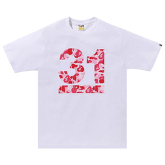 BAPE A Bathing Ape 31st Anniv. ABC Camo T-Shirt White/Pink
