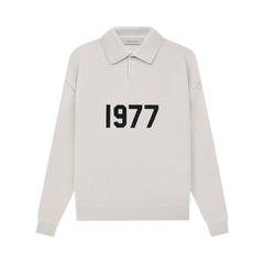 Fear of God Essentials Knit Long-Sleeve Polo Wheat