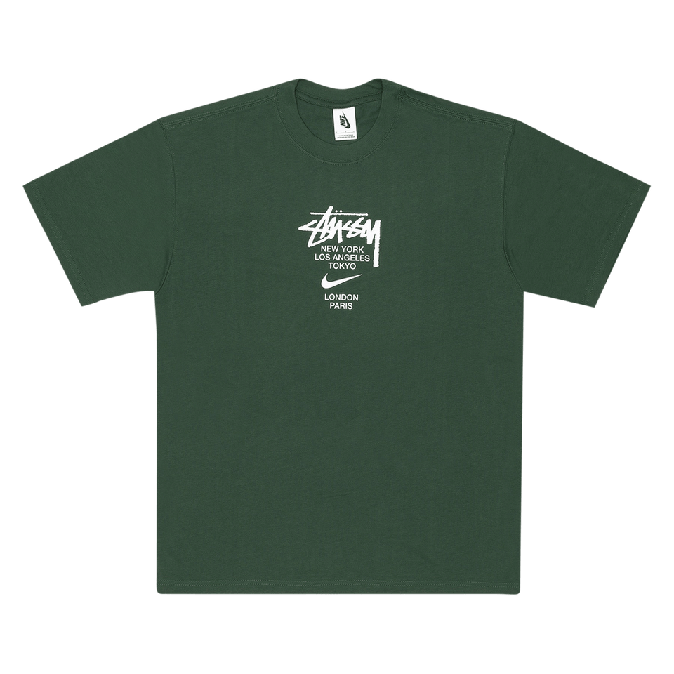 Nike x Stussy International T-Shirt Gorge Green