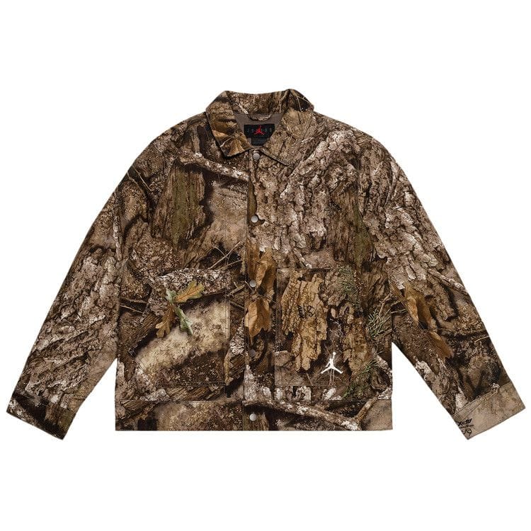 Air Jordan Flight Chicago Realtree Jacket Medium Olive Sail