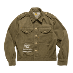 Human Made Military Denim Jacket Olive Drab