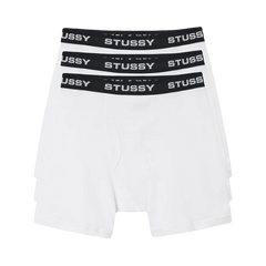 Stussy Boxer Briefs (3 Pack) White