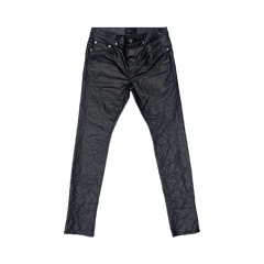 PURPLE BRAND Patent Film Denim Black