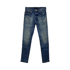 PURPLE BRAND Low Rise Slim Jeans Western Blue