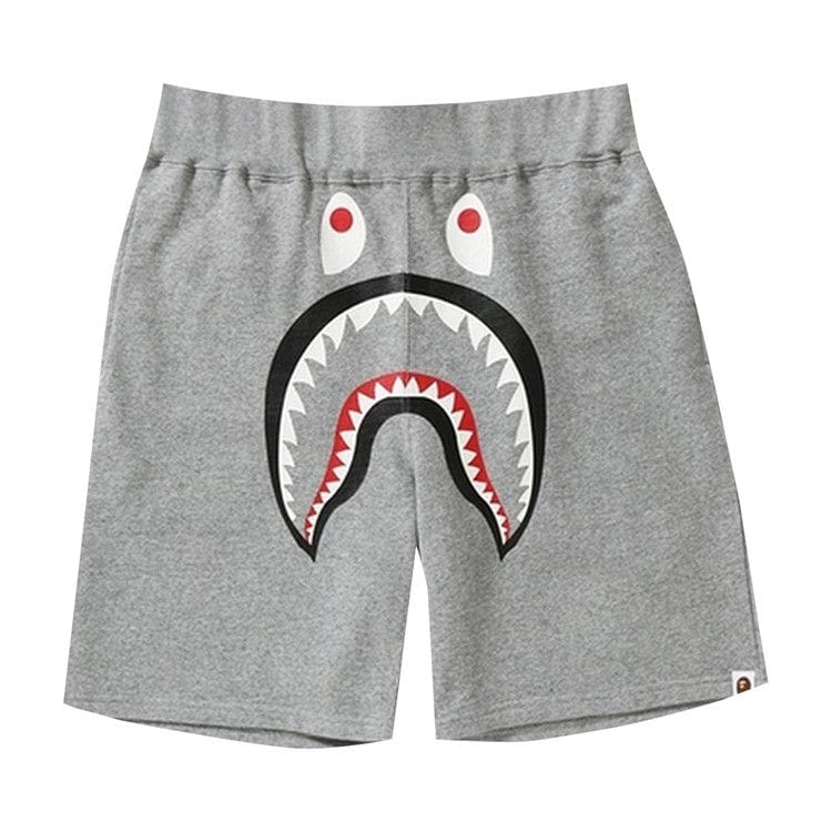 BAPE Shark Sweatshorts Grey