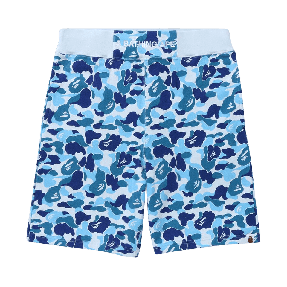 BAPE ABC Camo Sweatshorts Blue