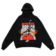 Air Jordan Authentic Jordan Graphic Hoodie Off Noir/Infrared 23