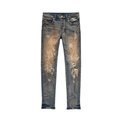 PURPLE BRAND Low Rise Skinny Jeans Blue