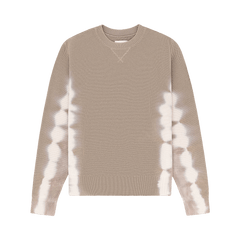 Aimé Leon Dore Tie Dyed Crewneck Sweater Beige