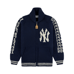 Aimé Leon Dore Yankees Hand-Knit Sweater Blue Nights