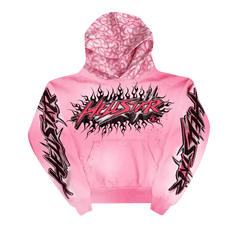 Hellstar Brainwashed With Brain Hoodie Pink