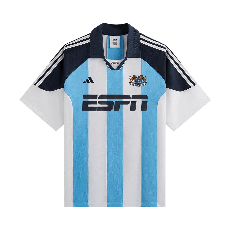 Kith For Adidas Football Espn Jersey White / Blue