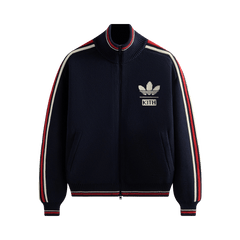 Kith For Adidas Football Knit Full Zip Jacket Legend Ink