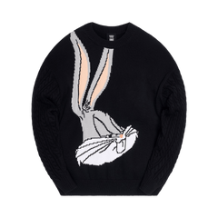 Kith x Looney Tunes Bugs Bunny Crewneck Black