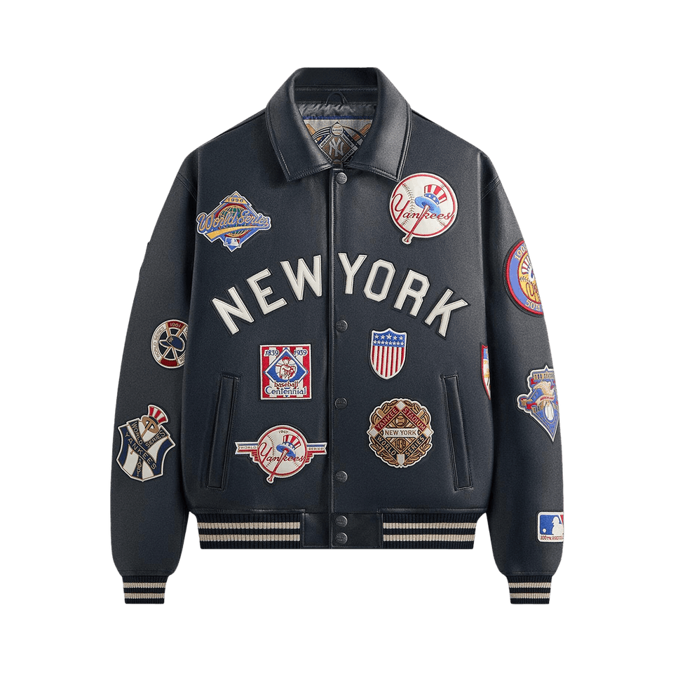 Kith x Avirex For The New York Yankees Leather Jacket Nocturnal