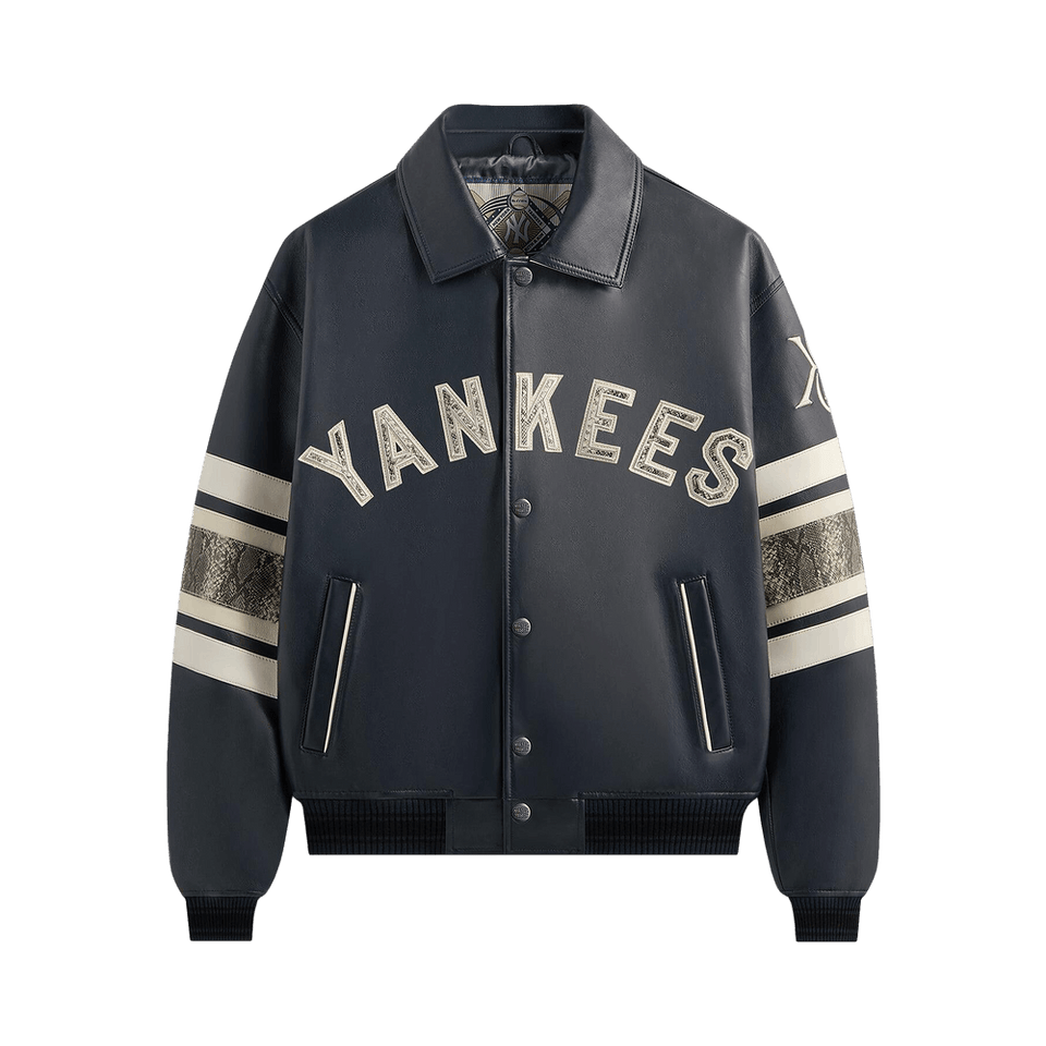 Kith x Avirex For The New York Yankees Leather Jacket Nocturnal / Snake