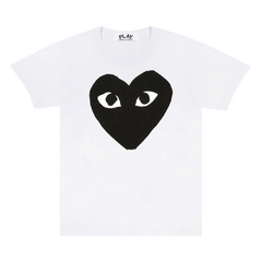 Comme Des Garcons Play Black Heart T-Shirt White