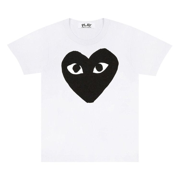 Comme Des Garcons Play Black Heart T-Shirt White