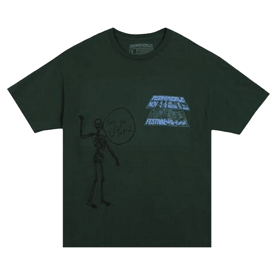 Cactus Jack by Travis Scott Open Your Eyes T-Shirt Green